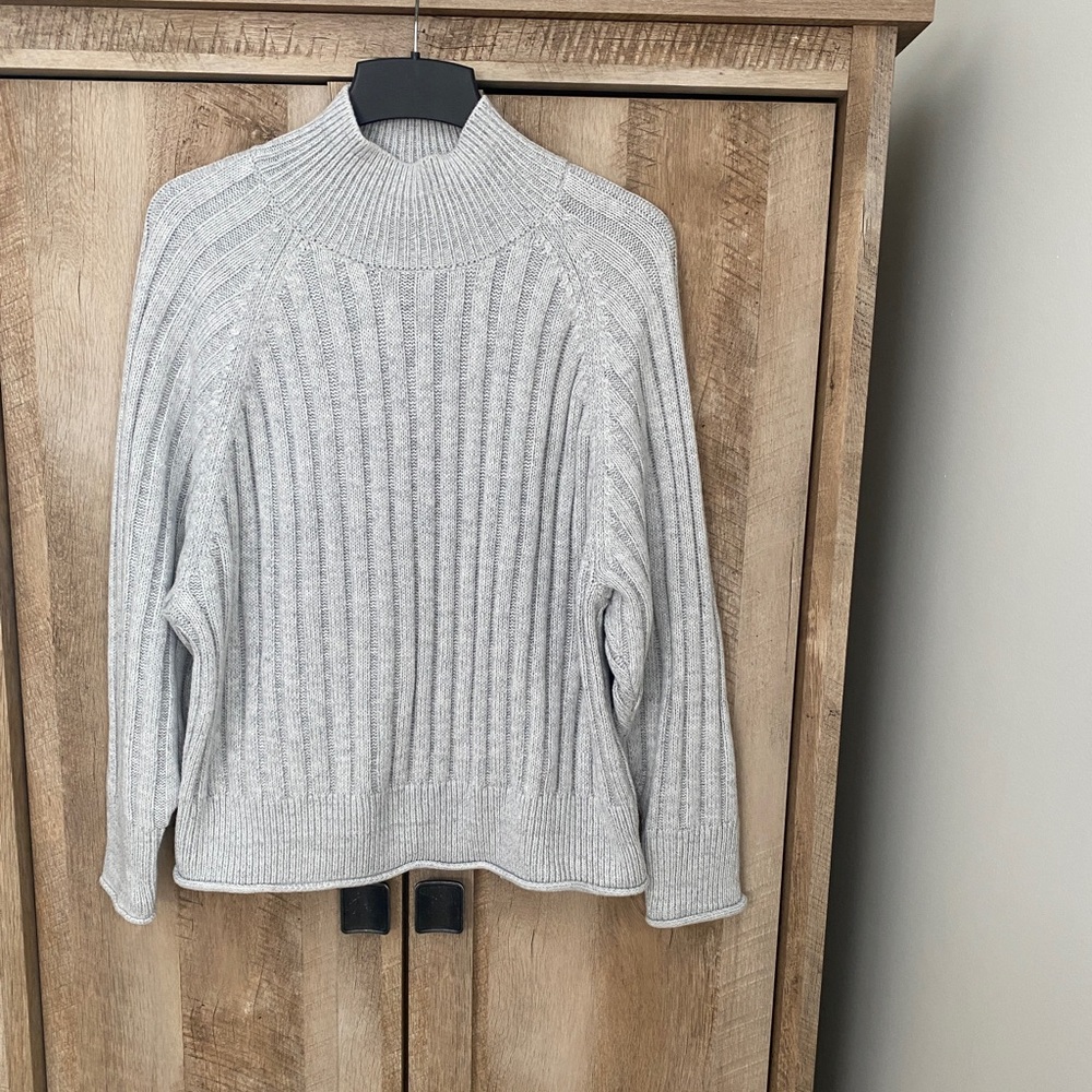 Falls Creek Mock Neck Ribbed Sweater